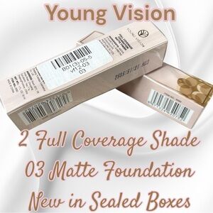 YOUNG VISION Tik Tok (2) Full Cover Longwear Matte Waterproof #03 Foundations